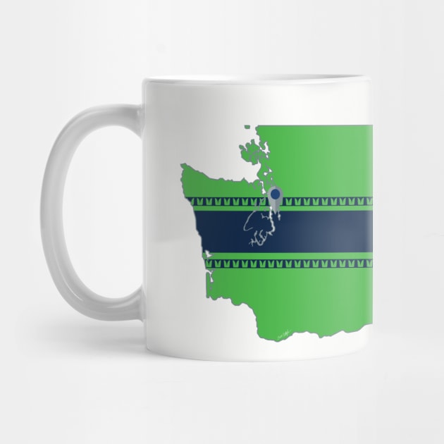 Seattle Football (Alternate) by doctorheadly